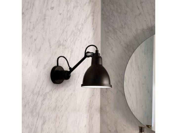 Applique pour salle de bain Lampe Gras 304, IP64, noire - DCW - Salle de bains - Design - Métal