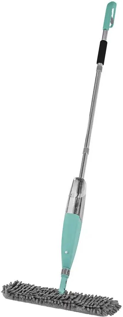 CleanMaxx Spray-Mopp   ¦ türkis/petrol ¦ Kunststoff ¦ Maße (cm): B: 9,5 H: 53