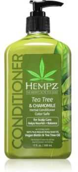 HEMPZ Tea Tree & Chamomile condicionador hidratante para cabelo 500 ml. Tea Tree & Chamomile