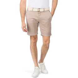 DENIMFY Chino Shorts Herren mit Gürtel Regular Fit DFLio - Navy - 40