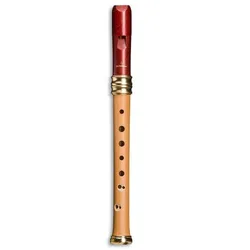 Mollenhauer 1119R Adris Traumflöte Sopran Barock Rot - Sopran-Blockflöte