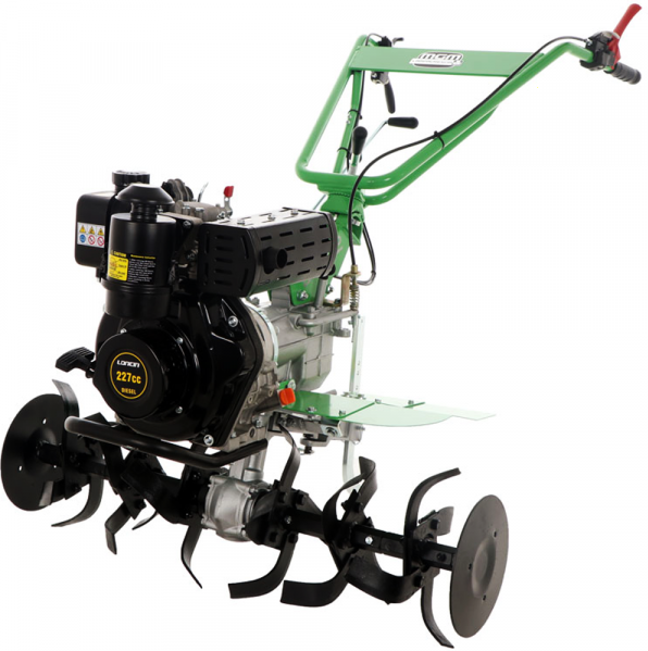 Lampacrescia - MGM Lampacrescia MGM DL812 - Motobineuse diesel 5 CV - Moteur Loncin