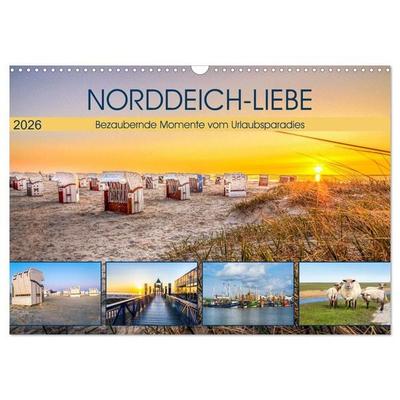 NORDDEICH-LIEBE (Wandkalender 2026 DIN A3 quer), CALVENDO Monatskalender
