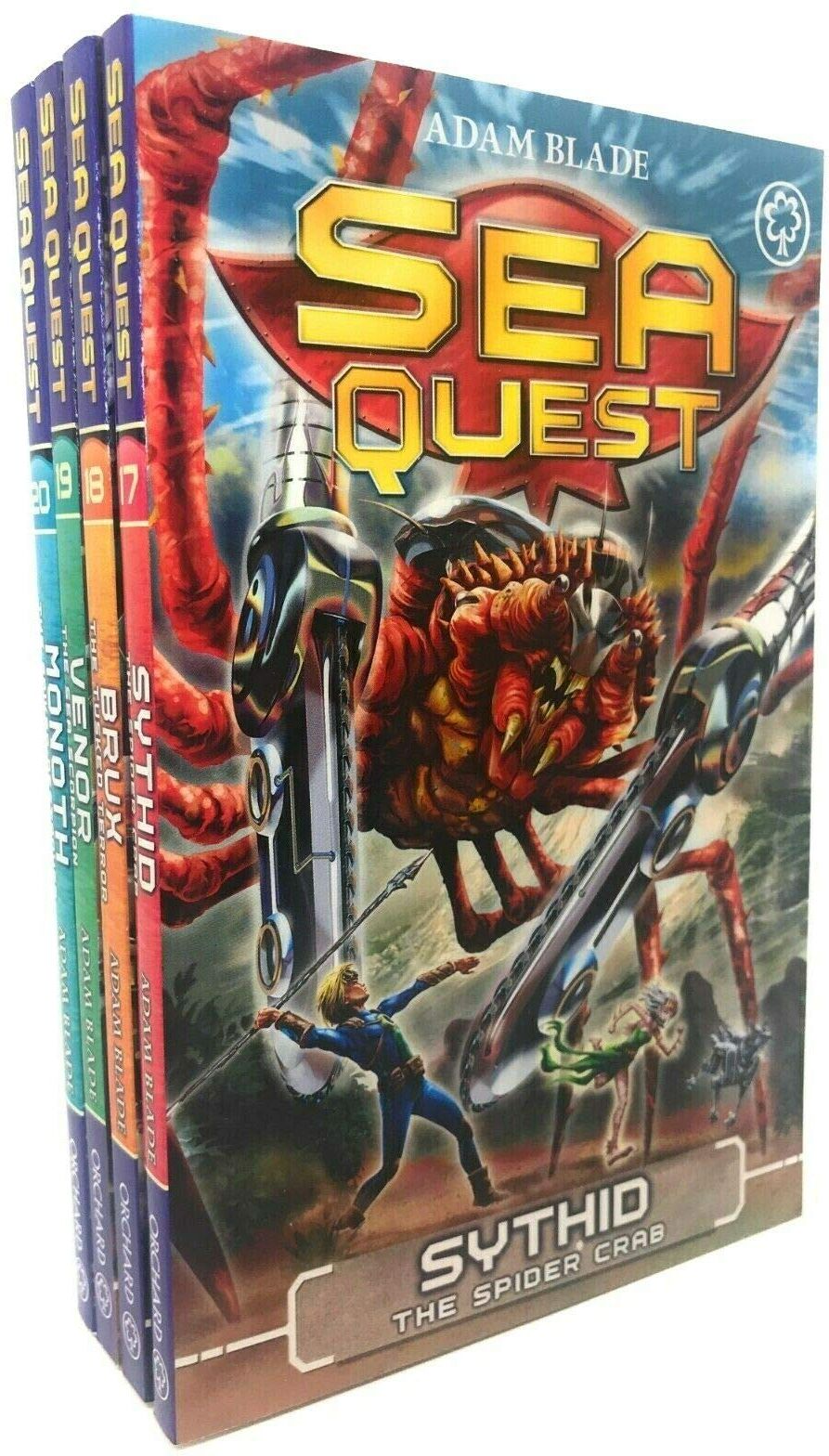 Orchard Books Sea Quest Series 5 The Chaos Quadrant 4 Books Collection Set by Adam Blade - Paperback - Ages 7-9 - Underwater Beast Adventures