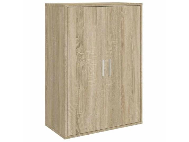 Sideboard Sonoma-Eiche 60x31x84 cm Holzwerkstoff Holzwerkstoff, glatte Oberfläche, feuchtigkeitsbeständig, Reinigung mit feuchtem Tuch, Stauraum, Oberplatte