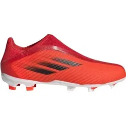 ADIDAS Kinder Fussball-Rasenschuhe Kinder Fußballschuhe X Speedflow.3 Laceless FG J, Größe 29 in Rot Rot