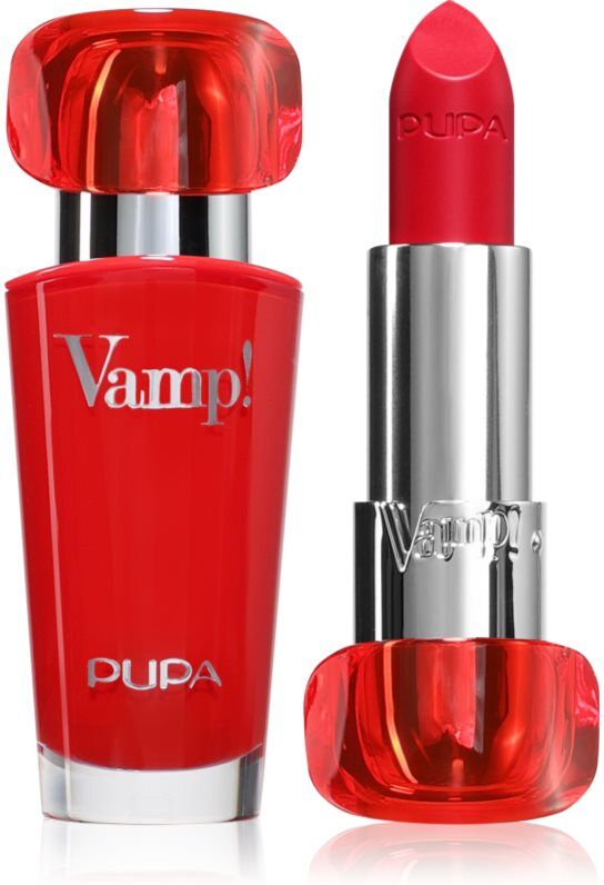 PUPA Milano Vamp! Luminous Lipstick lipstick for full lips shade 202 - Lovely Cherry 3.5 g