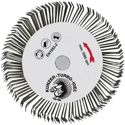 Kunzer, Bürstenwerkzeug, Stück Turbo Igel einem Dorn