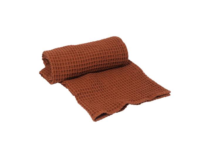 Ferm Living Serviette de bain Organic 70x140 cm Brown Clay