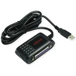 Roline Konverter USB / Parallel + Seriell (1.80 m), Schnittstellenkabel