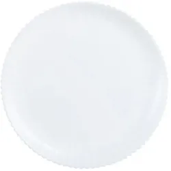 6x Luminarc Speisete.Bloom white 25 cm ws, Teller, Weiss
