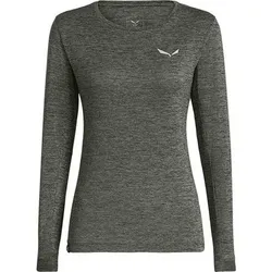 SALEWA Salewa Damen Shirt PUEZ MELANGE DRY W L/S TEE, Größe 40 in Grün 2054