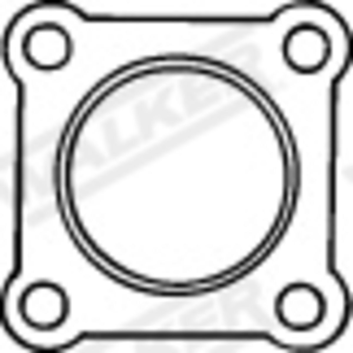 Dichtung, Abgasrohr WALKER 80790