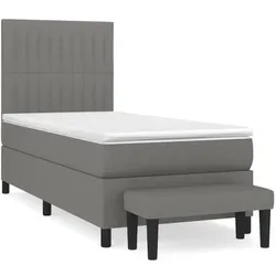 vidaXL, Boxspringbett, Damenia (Vertikale Streifen) (80 x 200 cm)