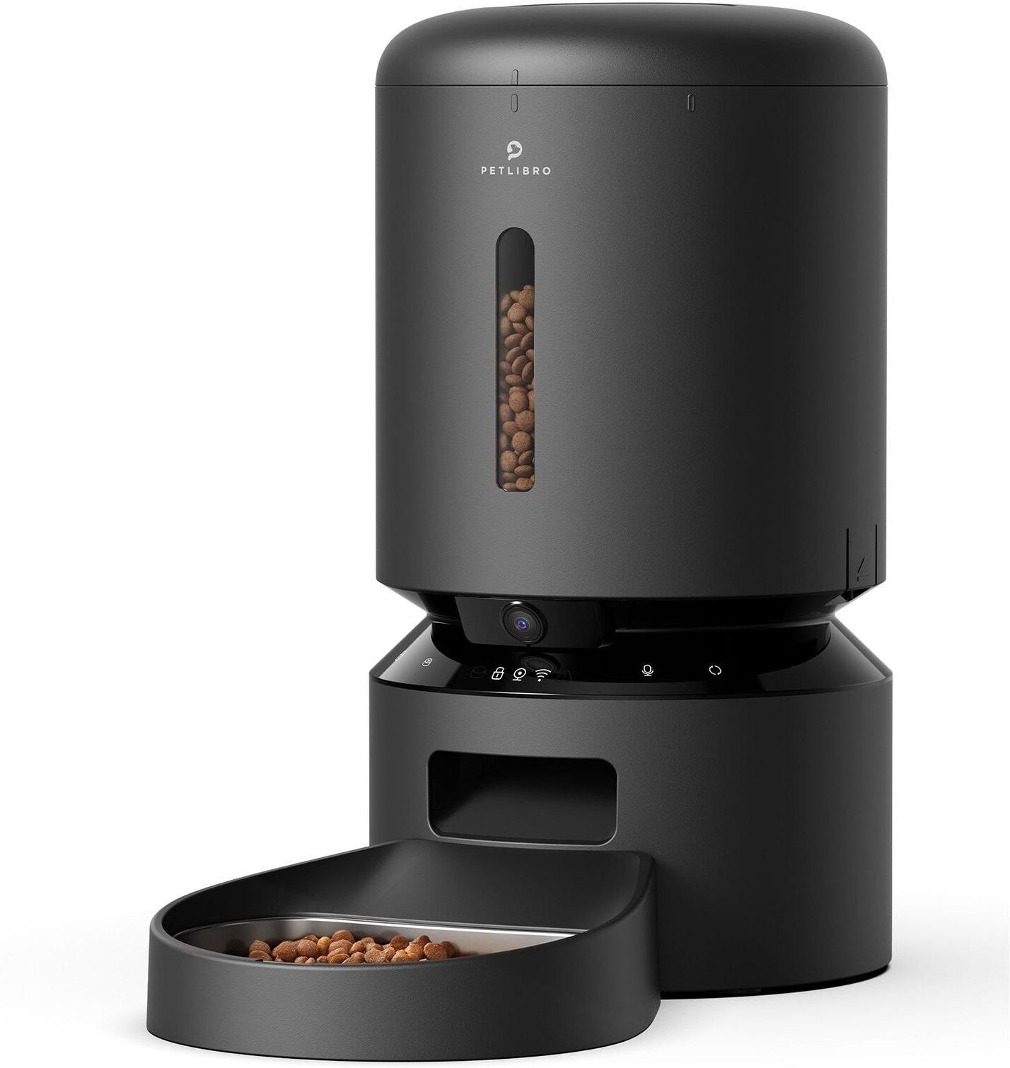 Futterautomat "Petlibro Granary Camera Monitoring Feeder 5l", schwarz, H:34cm, Futterautomaten, Futterautomat schwarz Einheitsgröße