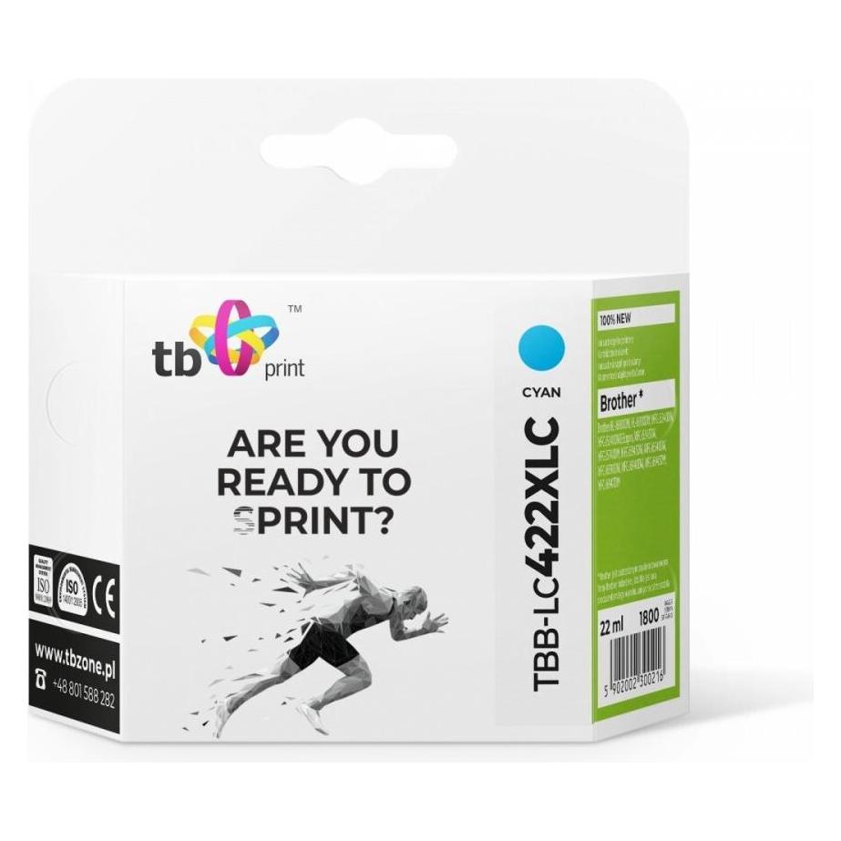 Print Tinte für Brother MFC-J5340DW TBB-LC422XLC 100% neu Cyan (TBB-LC422XLC)