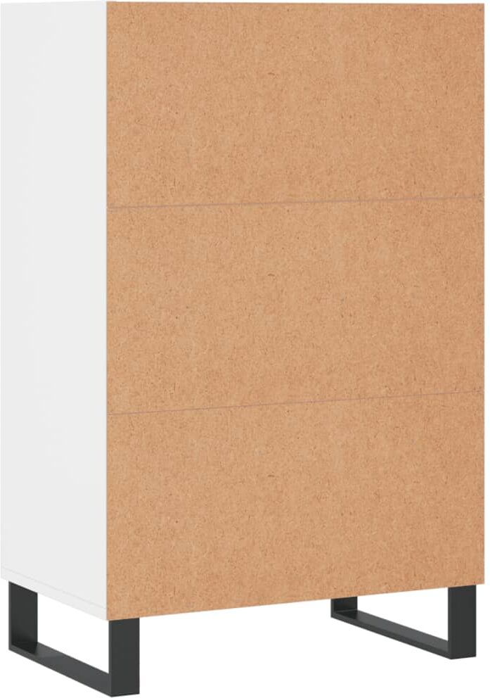 vidaXL Buffet haut blanc 57x35x90 cm bois d'ingénierie