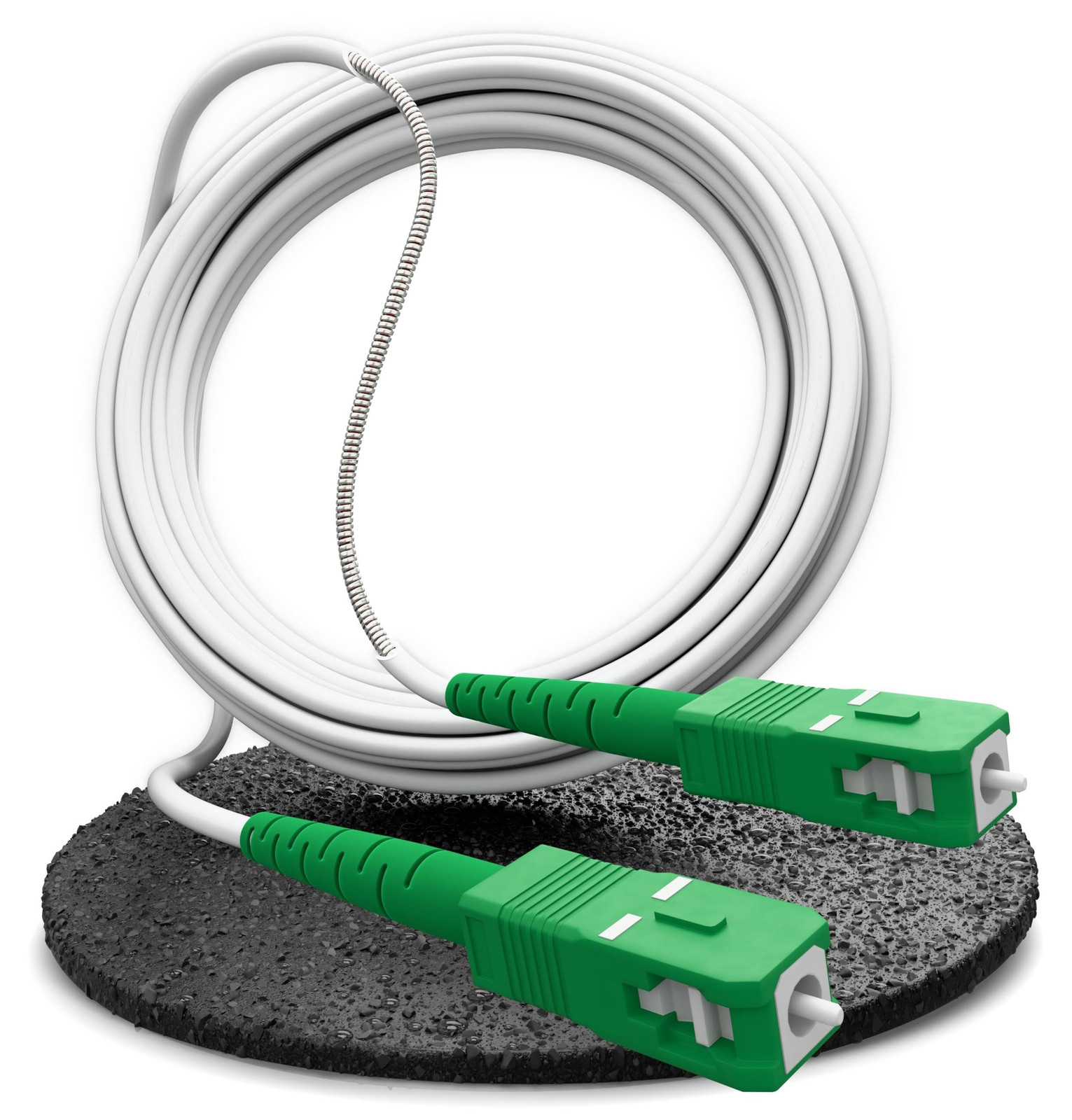 Lustrens Gepantserde Glasvezelkabel SC/APC naar SC/APC, 40m