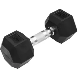 TRENDY SPORT Hex Dumbbell Hantel sechseckig schwarz 3 kg