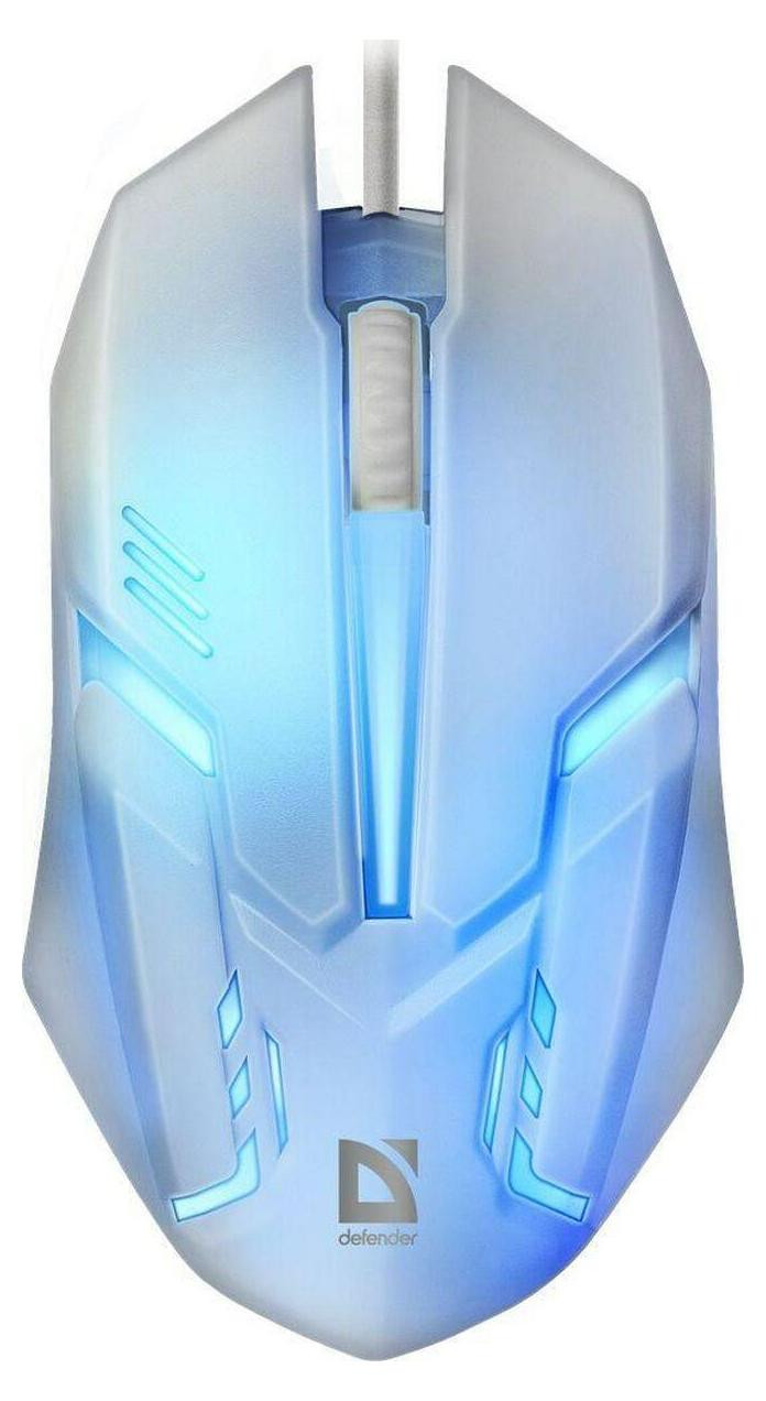 Defender Cyber MB-560L Gamingmuis - Wit - 7-kleuren Backlight