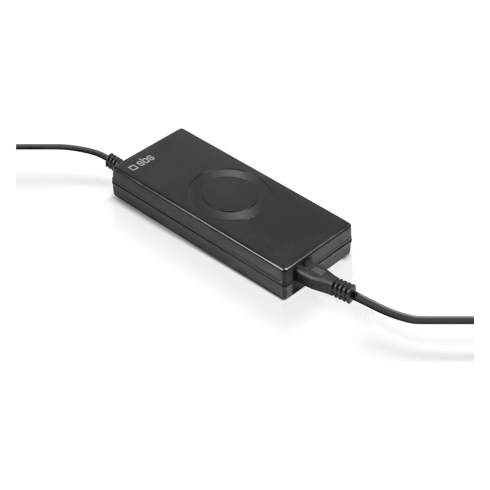 SBS Tragbares Netzteil für Notebooks 70W mit Adaptern (70 W) (TTADAPTNB70W)