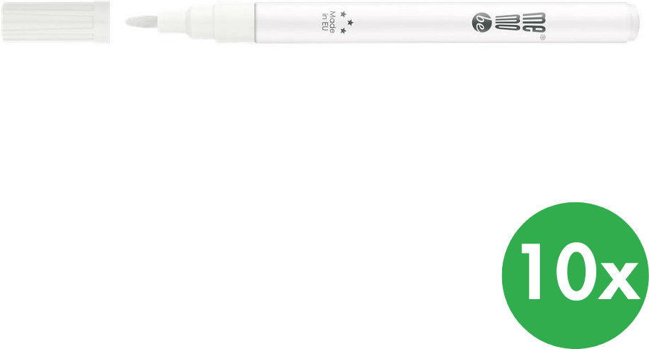 B2B Partner Farbmarker MemoBe, 10 Stk., weiß