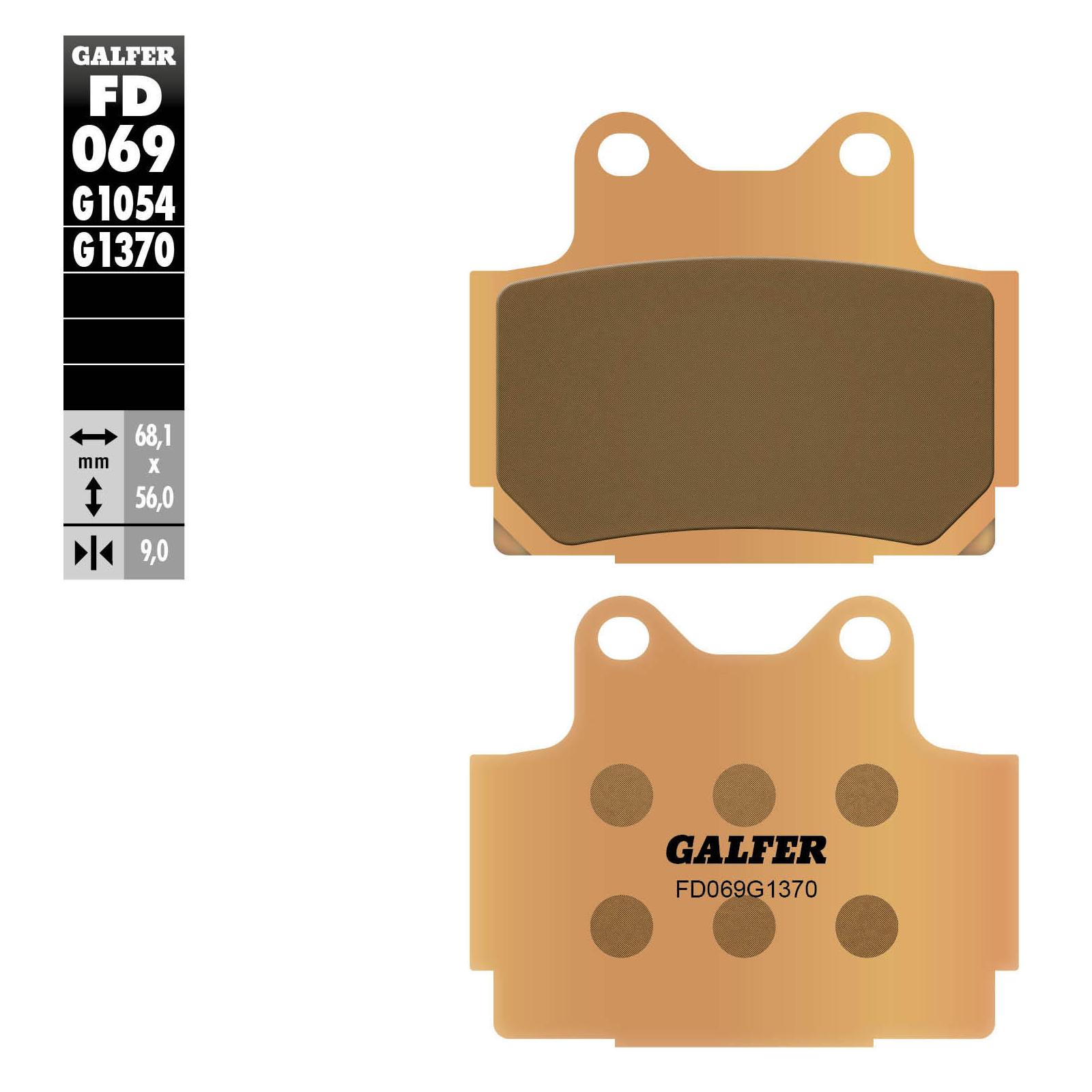Galfer Bike BREMSBELAG GALFER SINTER FD069 G1370 (Sintermetall) (FD069-G1370)