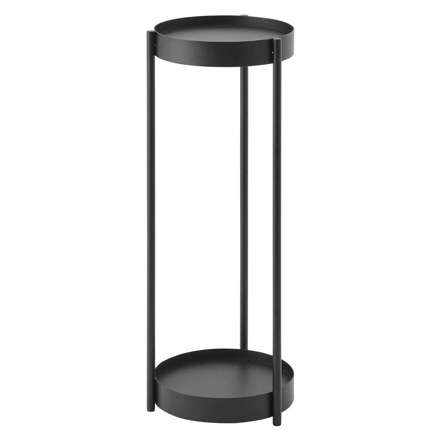 Yamazaki 2-stöckiger Pflanzenständer mit Rollen TOWER (4367)
