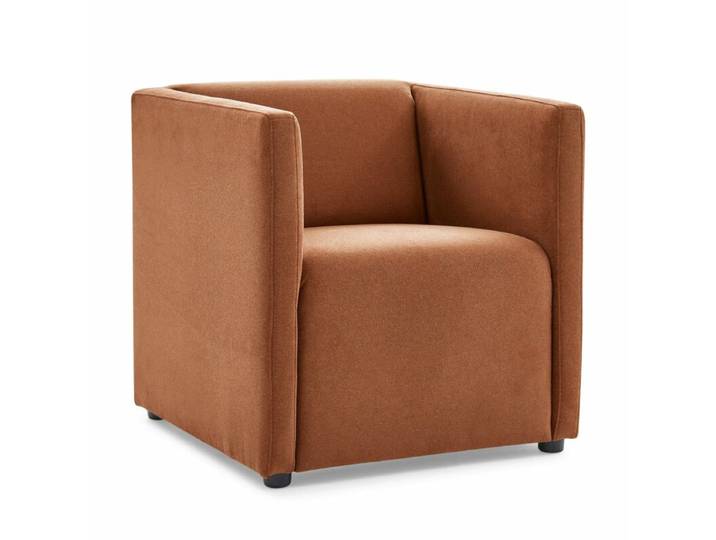 Calizza Interiors Grivola Sessel - Flachgewebe in Samt-Optik multiCOLOR 1121 terra Modern, Zeitlos