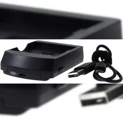 Powery USB-Ladegerät für Akku Casio Typ NP-80