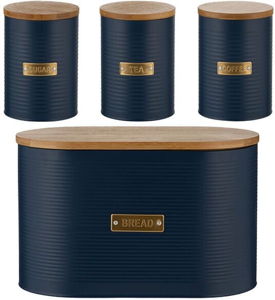 Typhoon Otto Navy 4 Piece Kitchen Storage Set