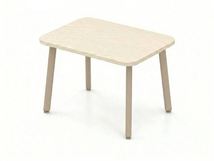 Xlmoebel Couchtisch Beiger Couchtisch Holz modernes Design Wohnzimmermöbel Tisch (1-St., 1-tlg)