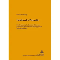 Miosga:Habitus der Prosodie, Fachbücher von Christiane Miosga