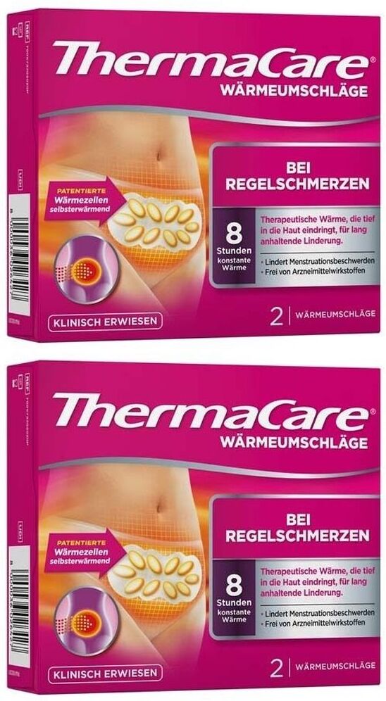 Thermacare bei Regelschmerzen 2x 2x2 St Bandage(s)