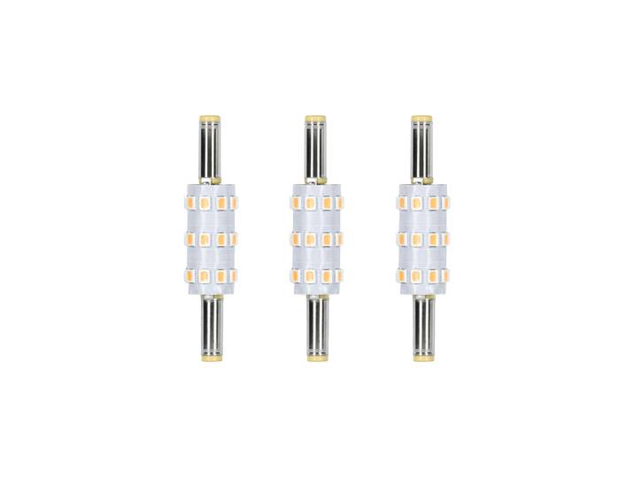 PAULMANN LED-Leuchtmittel 3er Pack 60lm 3000K 3,6V , weiß (silberfarben), L:6,2cm Ø:1,4cm, Leuchtmittel, LED-Leuchtmittel
