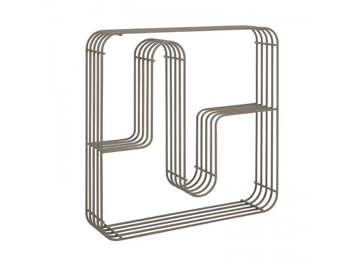 Etagère murale carrée curva taupe