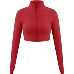 SMILODOX Crop Jacke Brianna, Größe XL in Rot Rot