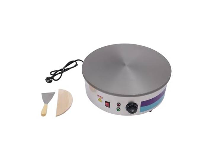 Crepegerät, 45cm platte 220V 2800W Gewerbe SX-450P Profi Crêpes Maker Platte Gastro Crepesmaker für Pfannkuchen, Pan Cakes, Omeletts, Palatschinken