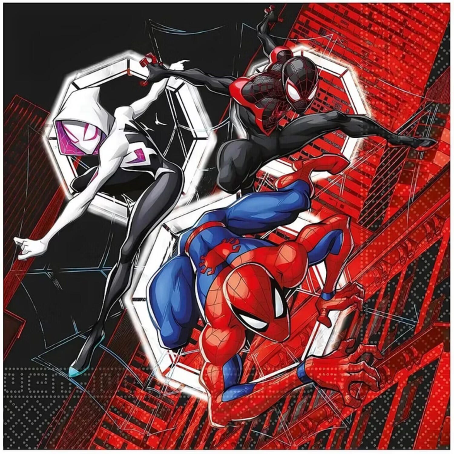 Procos Spider-Man World Of Webs Papierservietten 97316