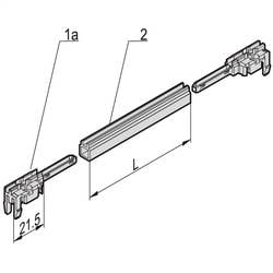 nVent SCHROFF 26169930 Führungsschiene mehrteilig 10 St. Piece