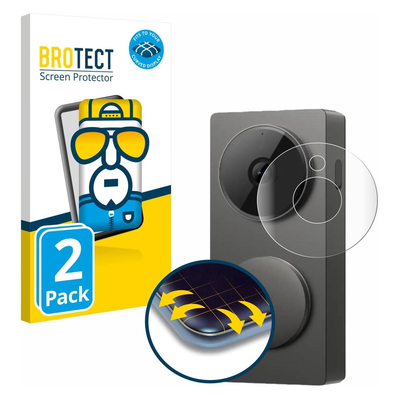Brotect Fullscreen für Aqara Hub G410 Schutzfolie Displayschutz Folie Klar Transparent (5160045)
