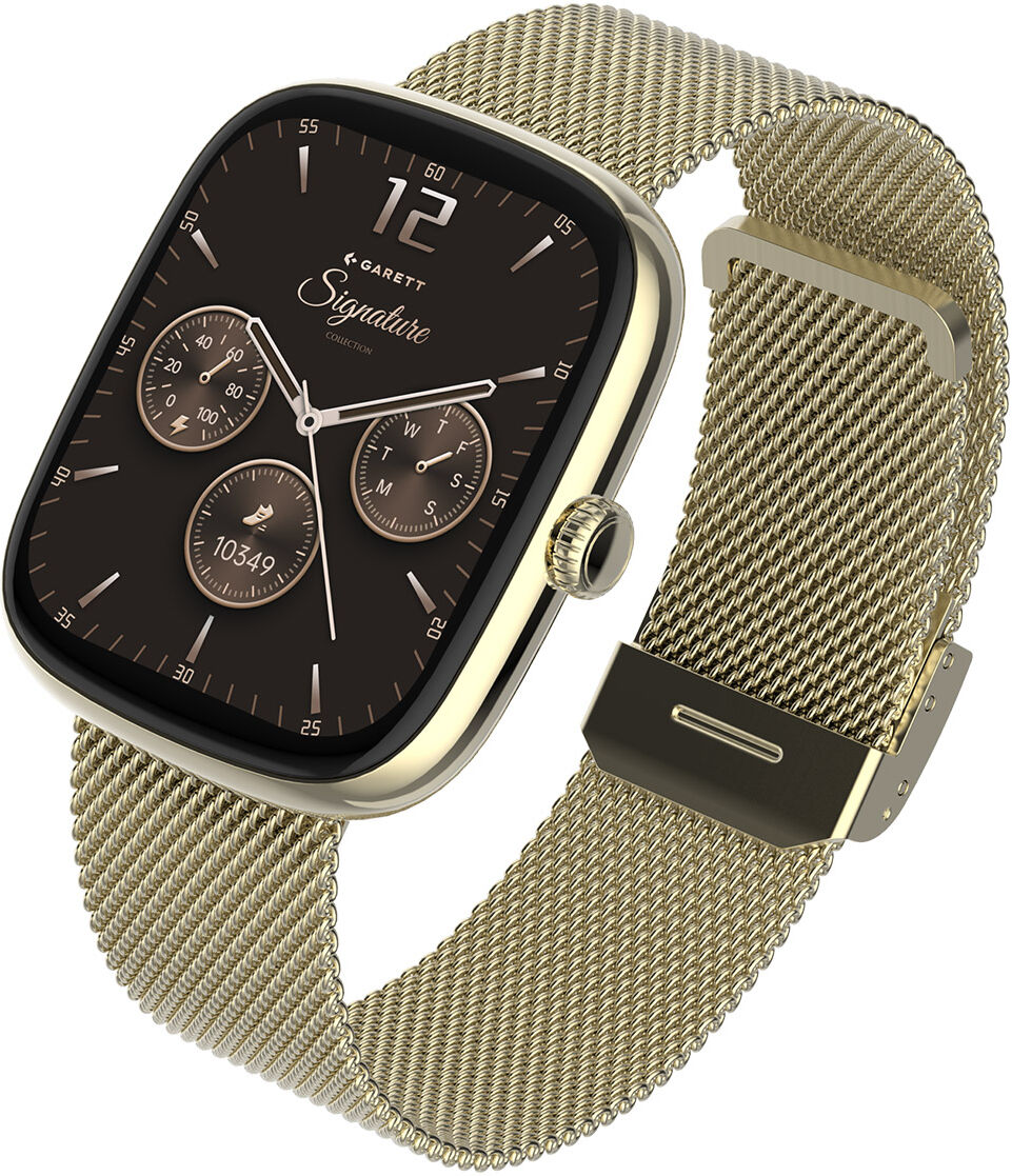 Garett Signature Flow Gold Mesh älykello