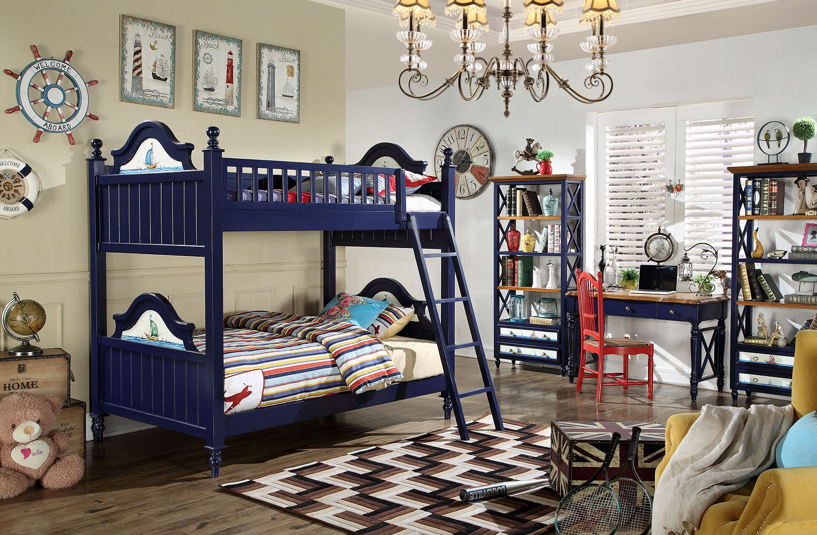 Klassisches Etagenbett Kinderbett Betten Kinderzimmer Bett Hochbett Echtes Holz