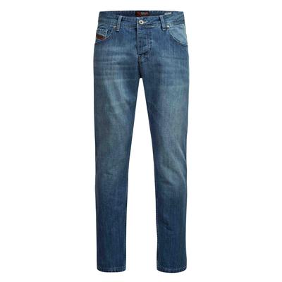 Comfort-fit-Jeans ALESSANDRO SALVARINI "ASMarco", Herren, Gr. W30L30, Länge 30, blau (as201, mittelblau), Denim/Jeans, Obermaterial: 100% Baumwolle, leichte Abriebeffekte, Basic, comfort fit, Jeans, mit geradem Bein