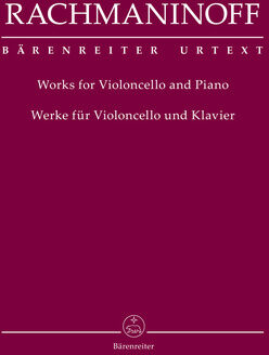 Bärenreiter Rachmaninow Werke für Cello