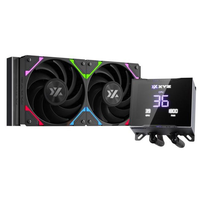 xyz Kit Watercooling AIO Hydrotemp RGB - 240mm (Noir) (X-WC-HYDROTEMP-240B)