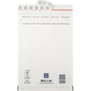 Sealed-Air Luftpolstertaschen Mail Lite für DIN C5, 220 x 260mm, Typ E, haftklebend, weiß, 10 Stück