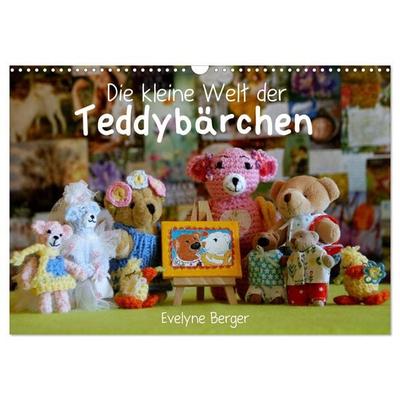 Die kleine Welt der Teddybärchen (Wandkalender 2026 DIN A3 quer), CALVENDO Monatskalender