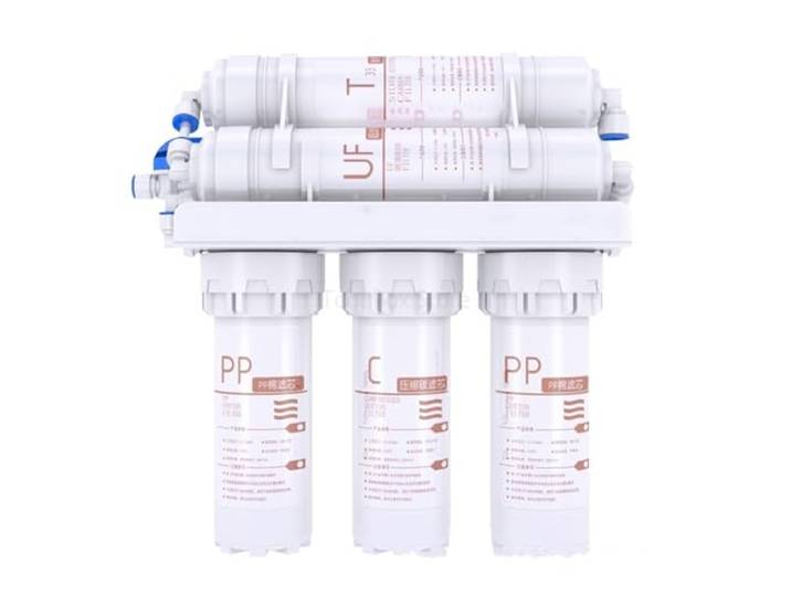 Osmoseanlage Trinkwasser, 5-Stufen-Wasseraufbereitungsfilter, direktes Trinkwasseraufbereitungssystem for die Haushaltsküche mit Filterkartuschen-Kit-Wasserhahn,Wasserfilter