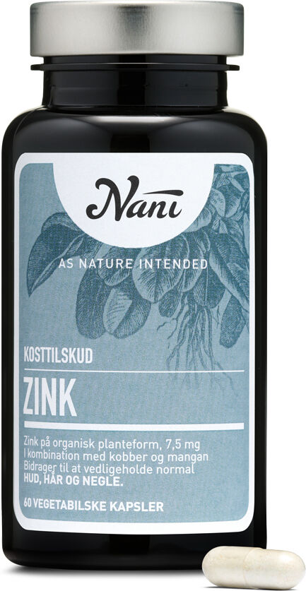 Nani Zink Kosttilskud 60 stk